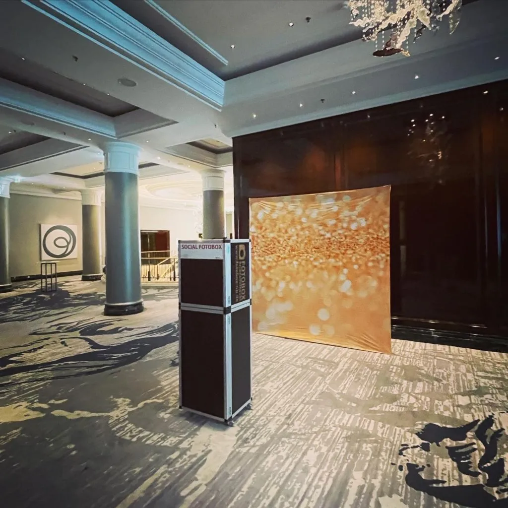 Fotobox bei einer Veranstaltung im Ritz-Carlton Berlin