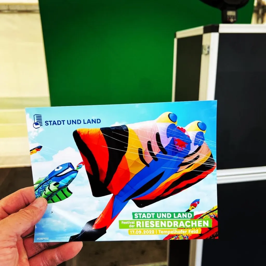 Fotobox beim STADT UND LAND Festival der Riesendrachen in Berlin Tempelhof