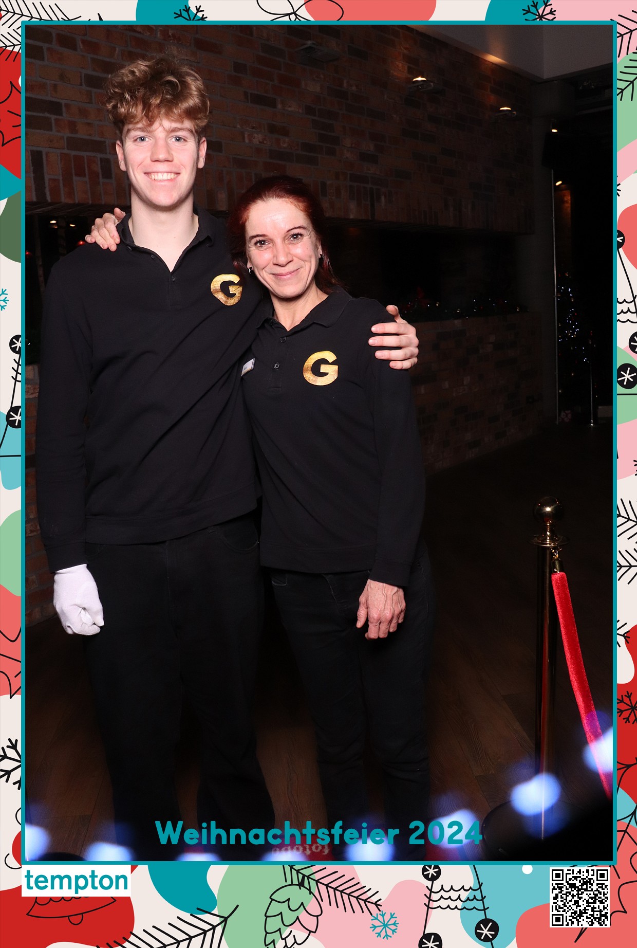 christmas party-photo booth-instant printing