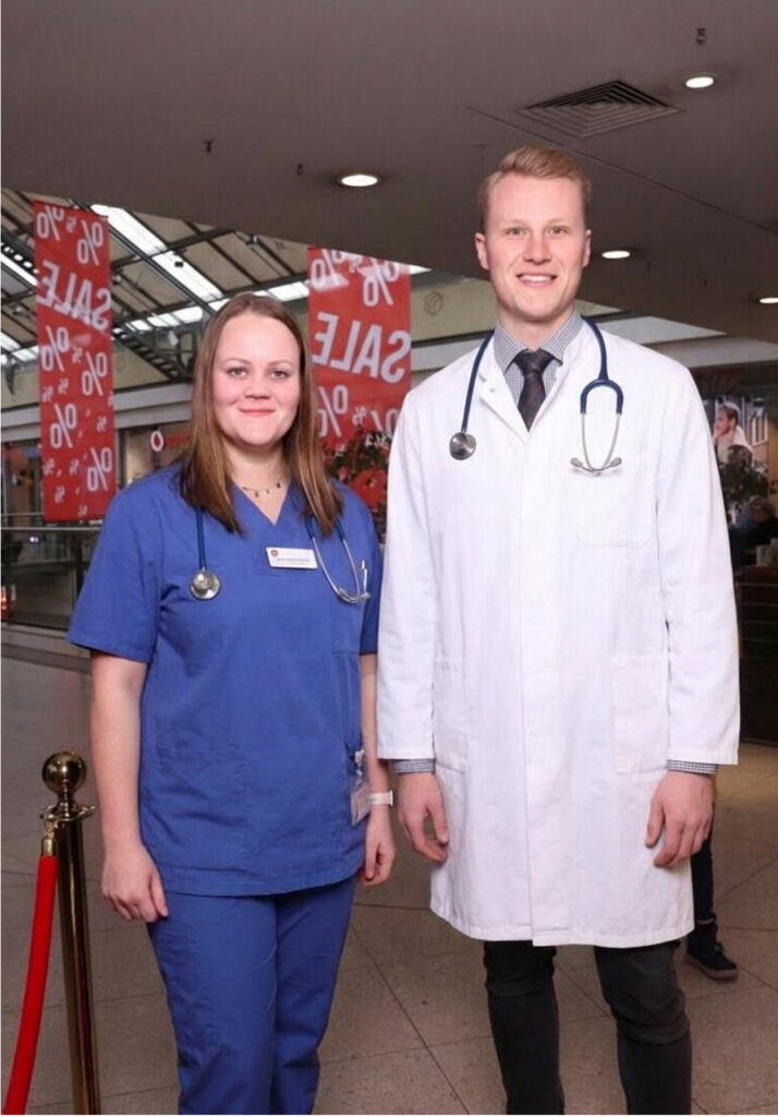 Photo booth doctor motif | Creative event photos for doctors & healthcare