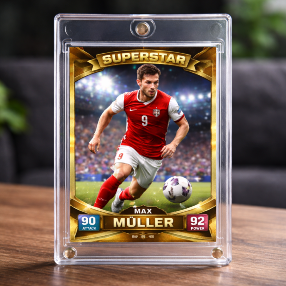 Personalisierte Sammelkarte mit KI-Fotobox | Ultra-dünner Magnetkartenhalter 35pt – Perfekt für Messen & Geschenke Personalisierte Sammelkarte mit KI-Fotobox | Ultra-dünner Magnetkartenhalter 35pt – Perfekt für Messen & Geschenke