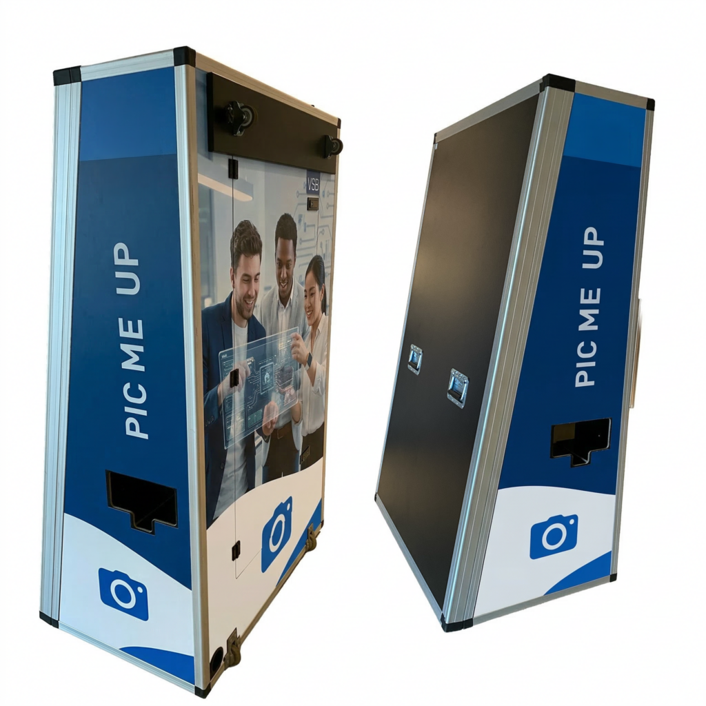 Fotospiegel Branding für Messen – Magic Mirror im Corporate Design