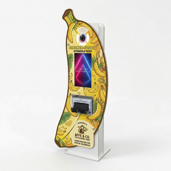 Fotobox Spezialformen – Banane, Weintraube, Film-Premiere & mehr Fotobox Spezialformen – Banane, Weintraube, Film-Premiere & mehr