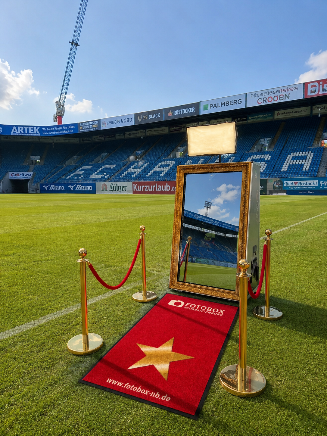 Fotospiegel bei F.C. Hansa Rostock | Firmenevent & Hochzeit