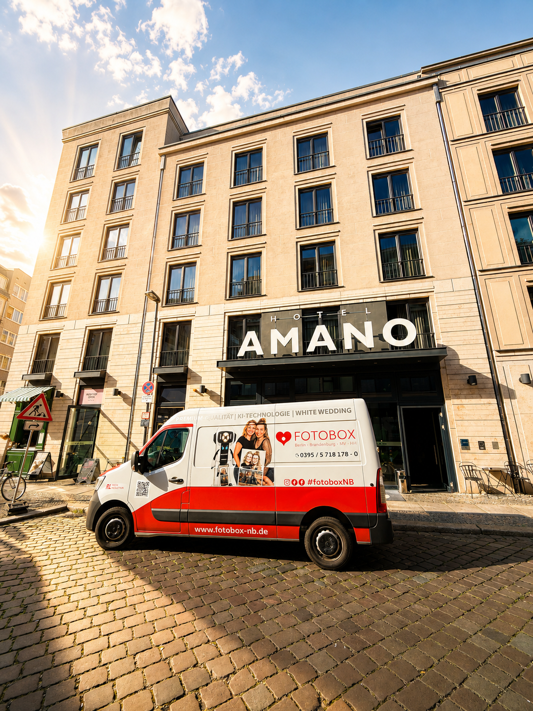 Fotobox bei einem Firmenevent im AMANO Hotel Berlin