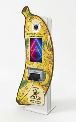 Photo booth special shapes – banana, bunch of grapes, film premiere & more Photo booth special shapes – banana, bunch of grapes, film premiere & more