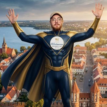 AI photo booth at Messe Berlin – digital backgrounds & branding