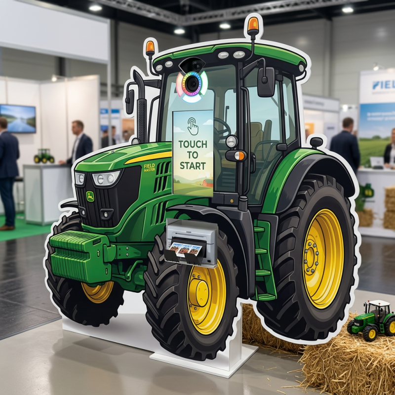 Rent a photo booth in many shapes – banana, robot, Santa Claus & more