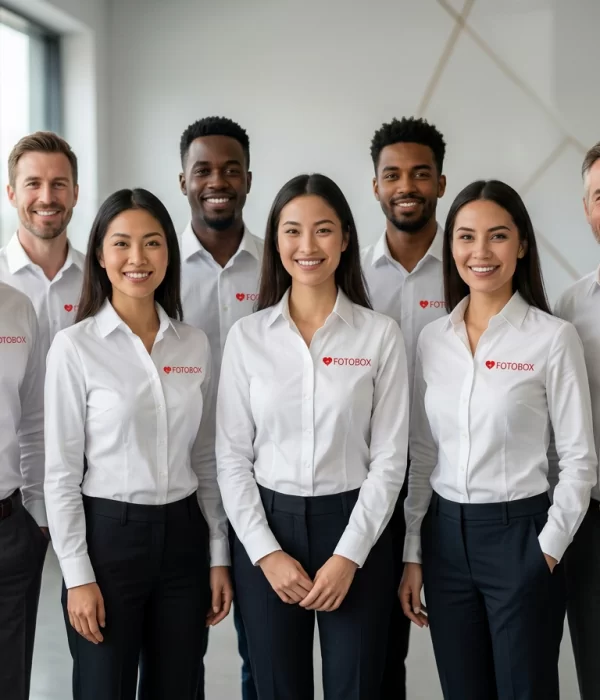 Fotobox für professionelle Mitarbeiterfotos